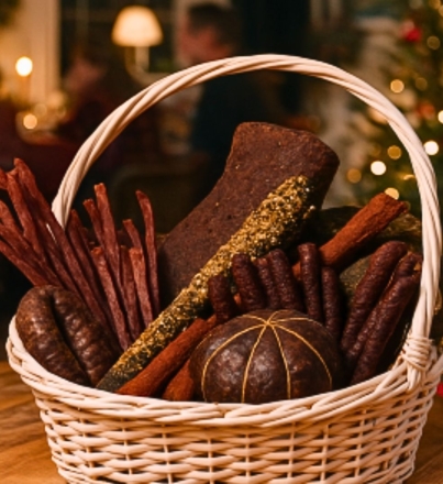 Festlig gavekurv 5,11 kg